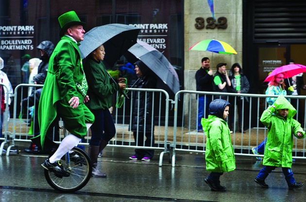 St. Patty’s Day celebrations march through campus