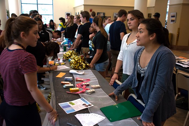 Clubs, organizations represented at Student Org. Showcase