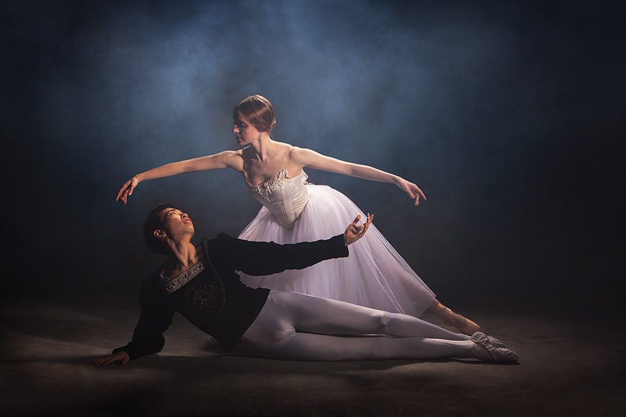 Amanda Cochrane and Yoshiaki Nakano of the Pittsburgh Ballet Theater in character performing in ‘Giselle’ for the opening of the company’s 47th season. 