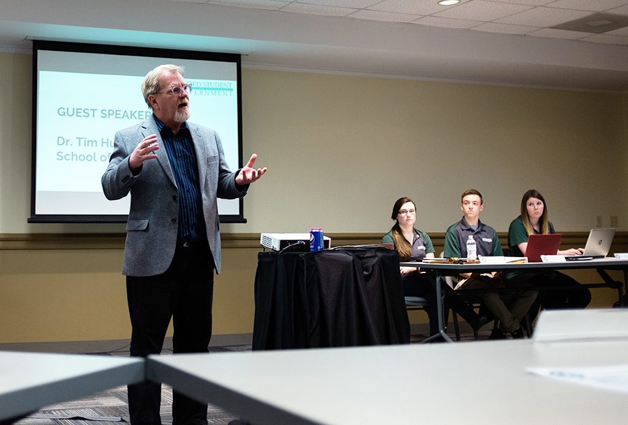Dr. Hudson explained Monday the new major is focused on “combining, not reducing,” by focusing on the profession of journalism rather than the name or delivery platform.