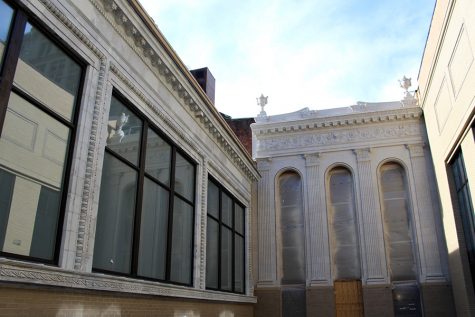 University unveils restored facades as construction nears completion