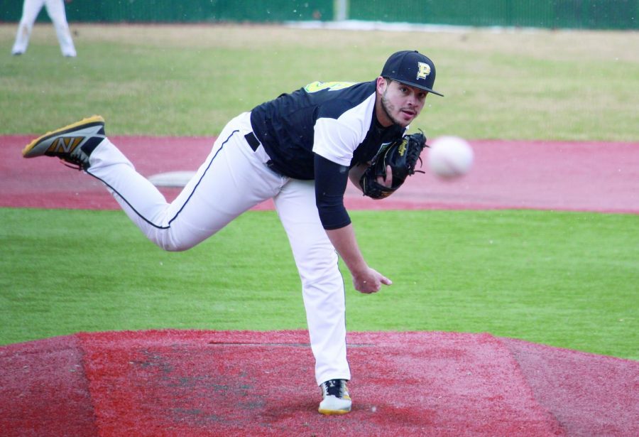 Junior Felix Castillo earned a no-decision in Point Park’s 10-9 loss in extra innings Saturday against Midway. The Eagles handed the Pioneers their first losses of the season, taking two of the three games in the series. 