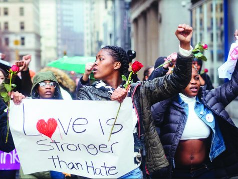 Protests erupt across city after Rosfeld trial