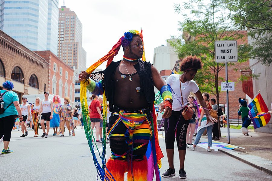 The Pittsburgh Pride Equality March on Sunday June 9, 2019 in Pittsburgh, Pennsylvania. (Photo by Jared Murphy/Pittsburgh City Paper)