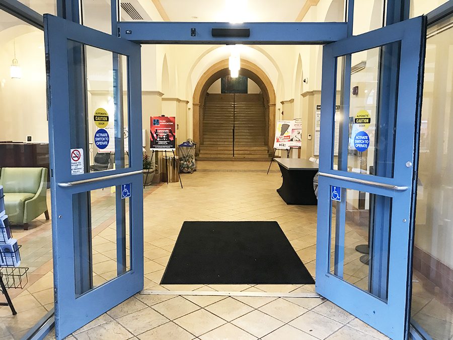 Barrier optical turnstiles will be implemented near the entrance of Lawrence Hall in the coming
weeks, according to Public Safety.