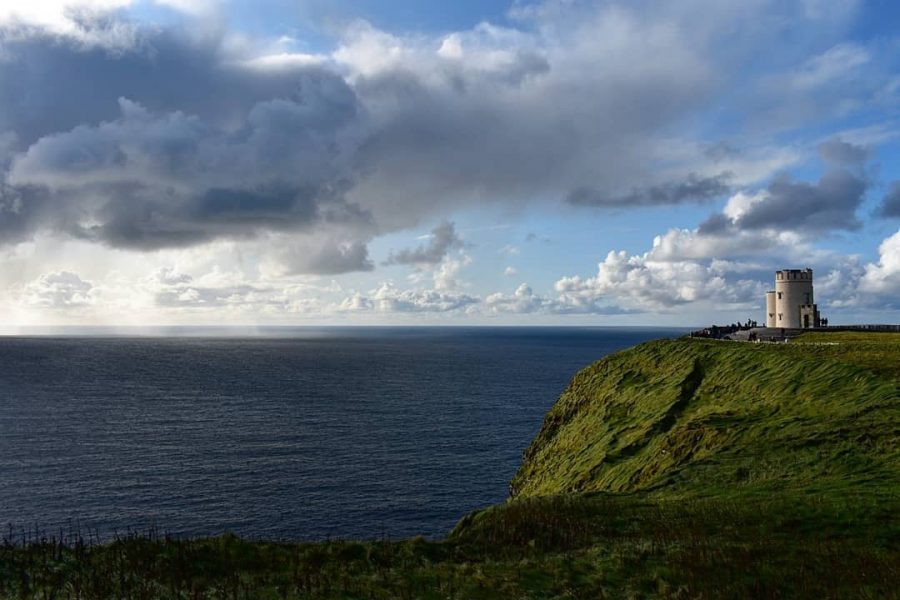 Senior Aislin Shannon visited the Cliffs of Moher while student teaching abroad in Ireland.