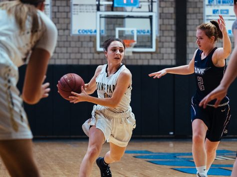 Women’s basketball improves to 12-8; Burns reaches 1,000