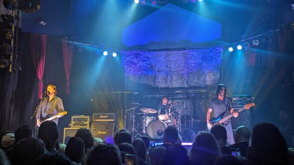 Actor Keanu Reeves alt-rock band Dogstar at Mr. Smalls Theater this past weekend. 