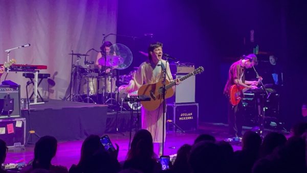 Declan McKenna performs in the Town Ballroom in Buffalo, New York in May 2023.