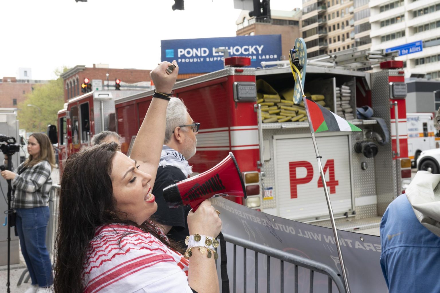 Protests Gather Outside United Steelworkers Headquarters During Biden’s ...