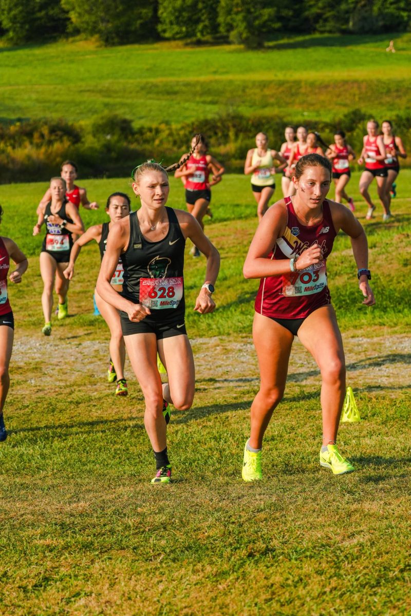 Cassondra O'Connor competes in the 5k race. She finished 14th overall.