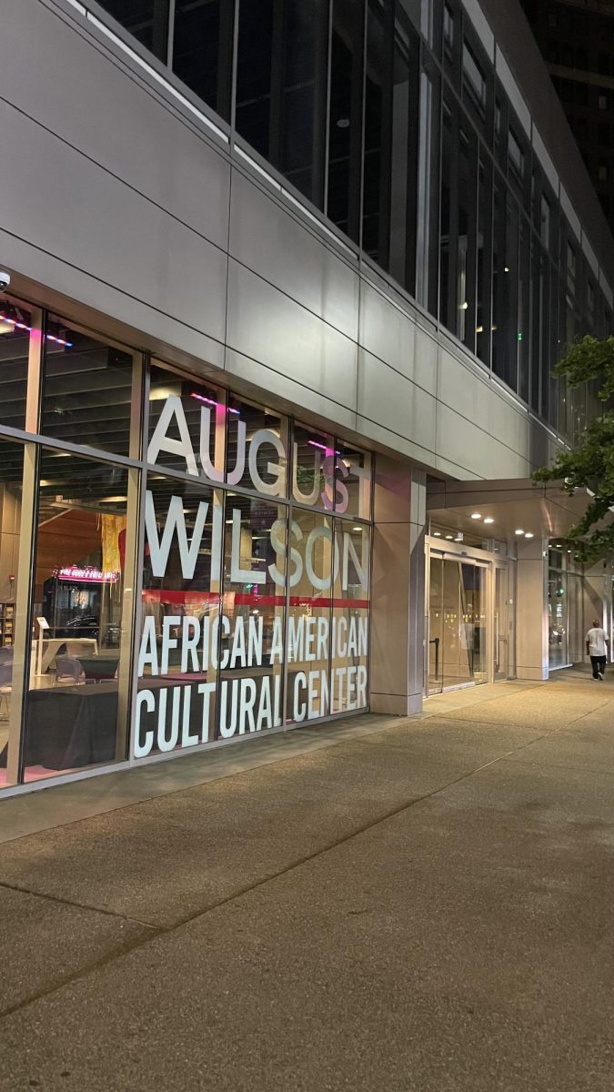 The outside of the August Wilson African American Cultural Center,