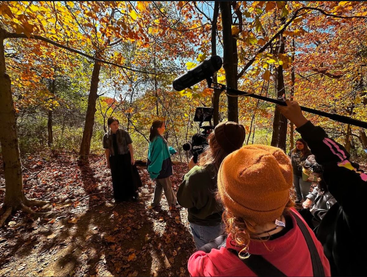 Behind the scenes photo of "More Than You Can Chew" shows members of the production.

Courtesy of Michaelene Palermo