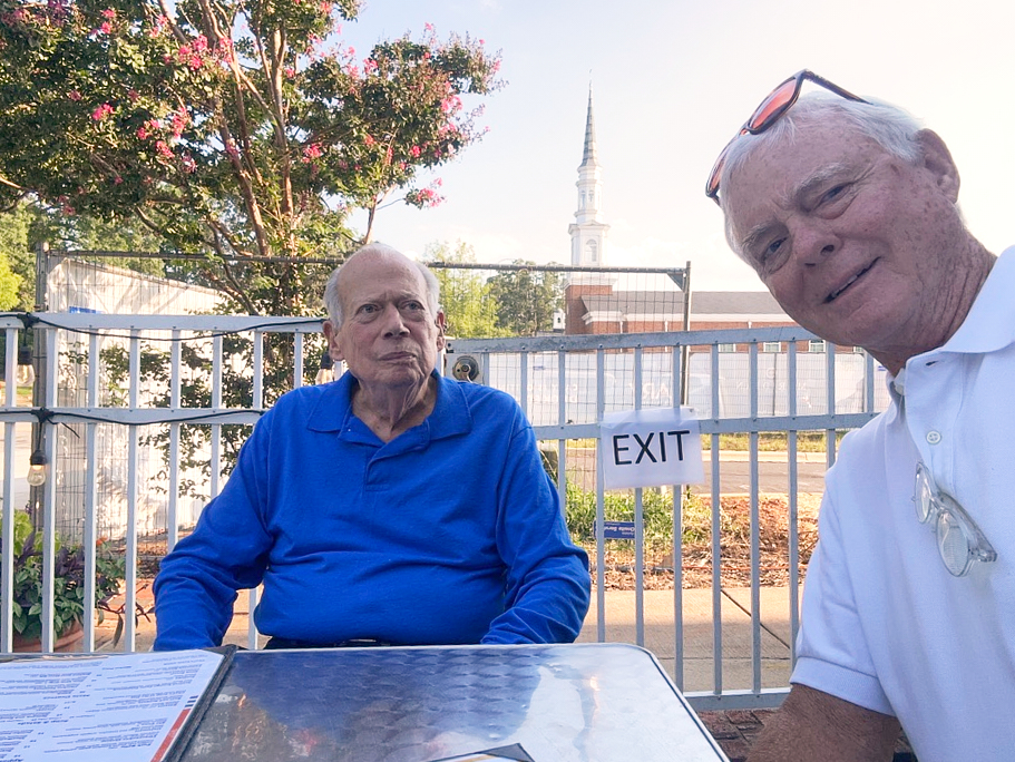 Arthur Blum and George Bromall spent  time together in Raleigh, North Carolina for Blum’s 90th birthday back in August 2024.
It was a tradition a group of Blum’s students started with him a few years ago.
