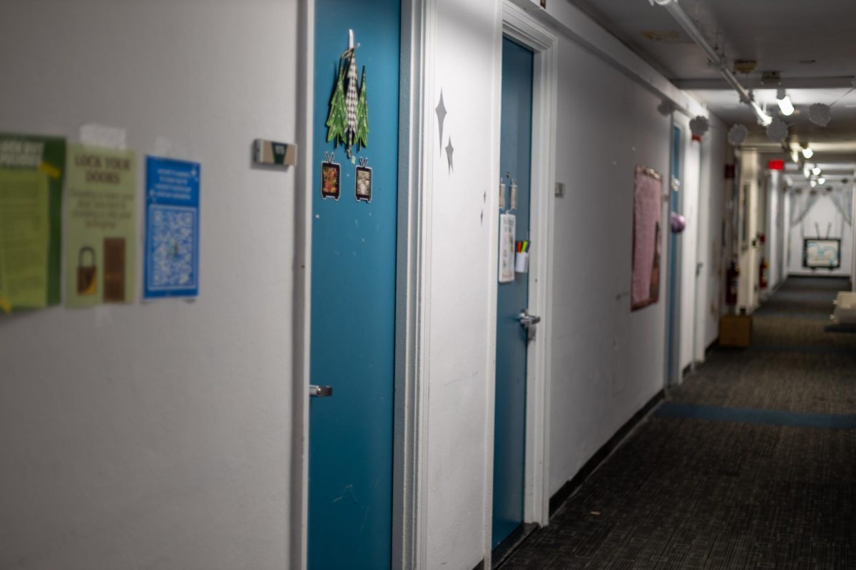 Floor 16 of Lawrence Hall, a mostly first-year student dorm hall which has recently seen an uptick in complaints of marijuana usage.