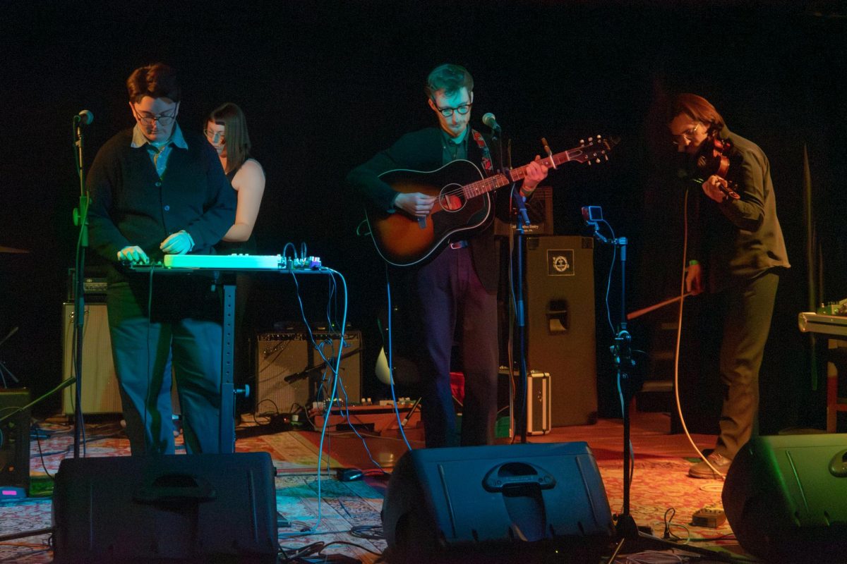 Westinghouse Atom Smasher performs at Mr. Smalls Funhouse last Friday, Jan. 30.