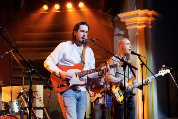 Chet Vincent and The Music Industry perform at the Sanctuary at Mr. Smalls in Millvale.