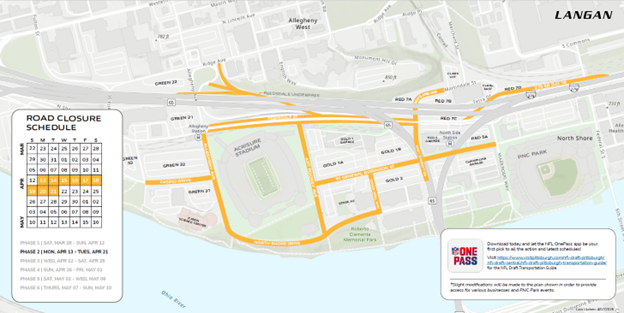 The roads highlighted in yellow will be closed in the North Shore during phase two of sweeping draft detours.