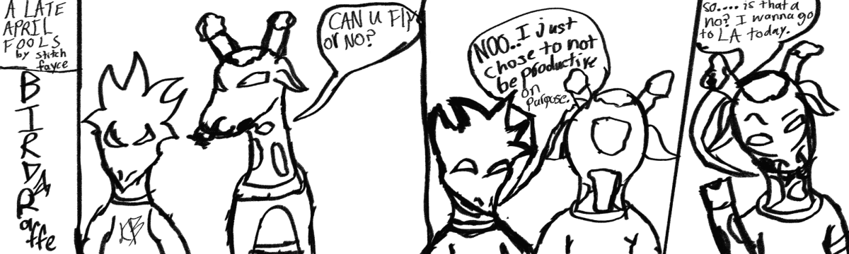 'A Late April Fools Comic' by X'Aire Huger